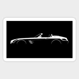 Mercedes-Benz SLS AMG GT Roadster (R197) Silhouette Magnet